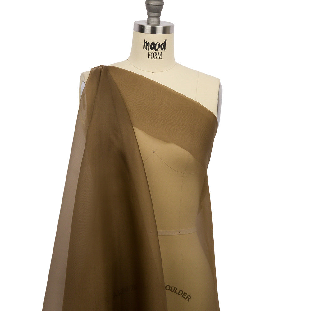 Silk Organza 44" - Dark Olive - Premium Collection Silk Organza 44" - Dark Olive - Premium Collection