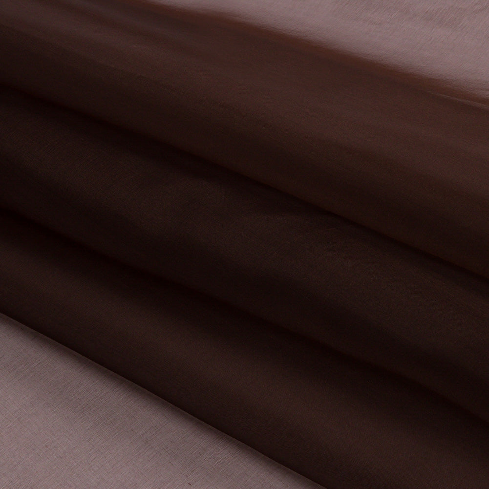 Silk Organza 44" - Dark Brown - Premium Collection Silk Organza 44" - Dark Brown - Premium Collection