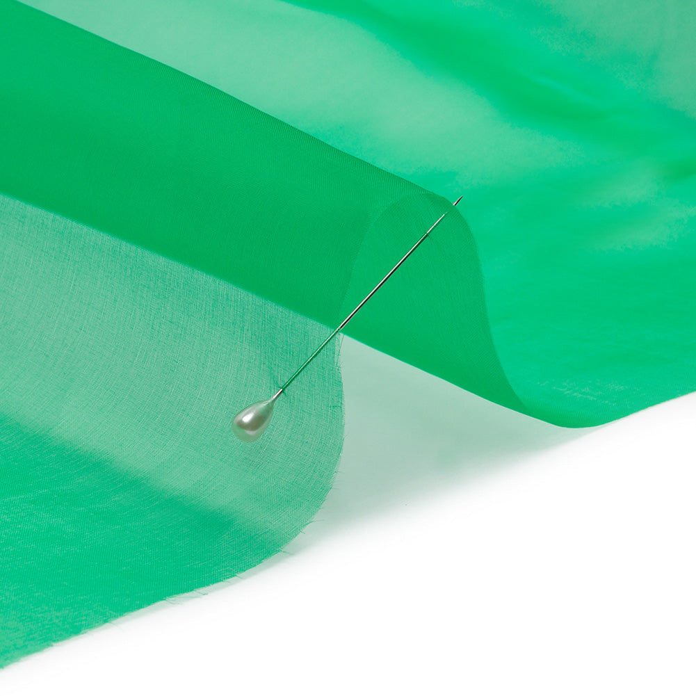 Silk Organza 44" - Kelly Green - Premium Collection Silk Organza 44" - Kelly Green - Premium Collection