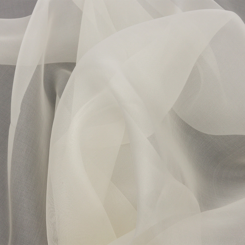 Silk Organza 54" - Antique White - Premium Collection Silk Organza 54" - Antique White - Premium Collection