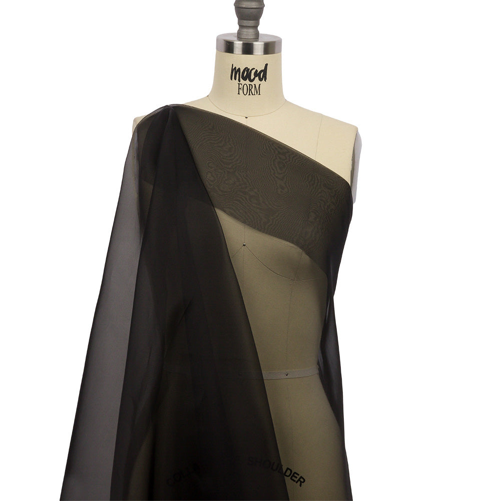 Silk Organza 54" - Black - Premium Collection