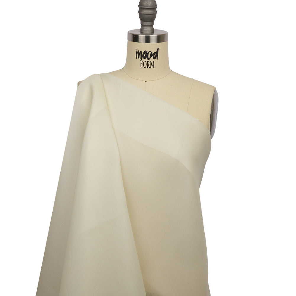 Silk Satin-Face Organza 54" - Antique White - Premium Collection Silk Satin-Face Organza 54" - Antique White - Premium Collection
