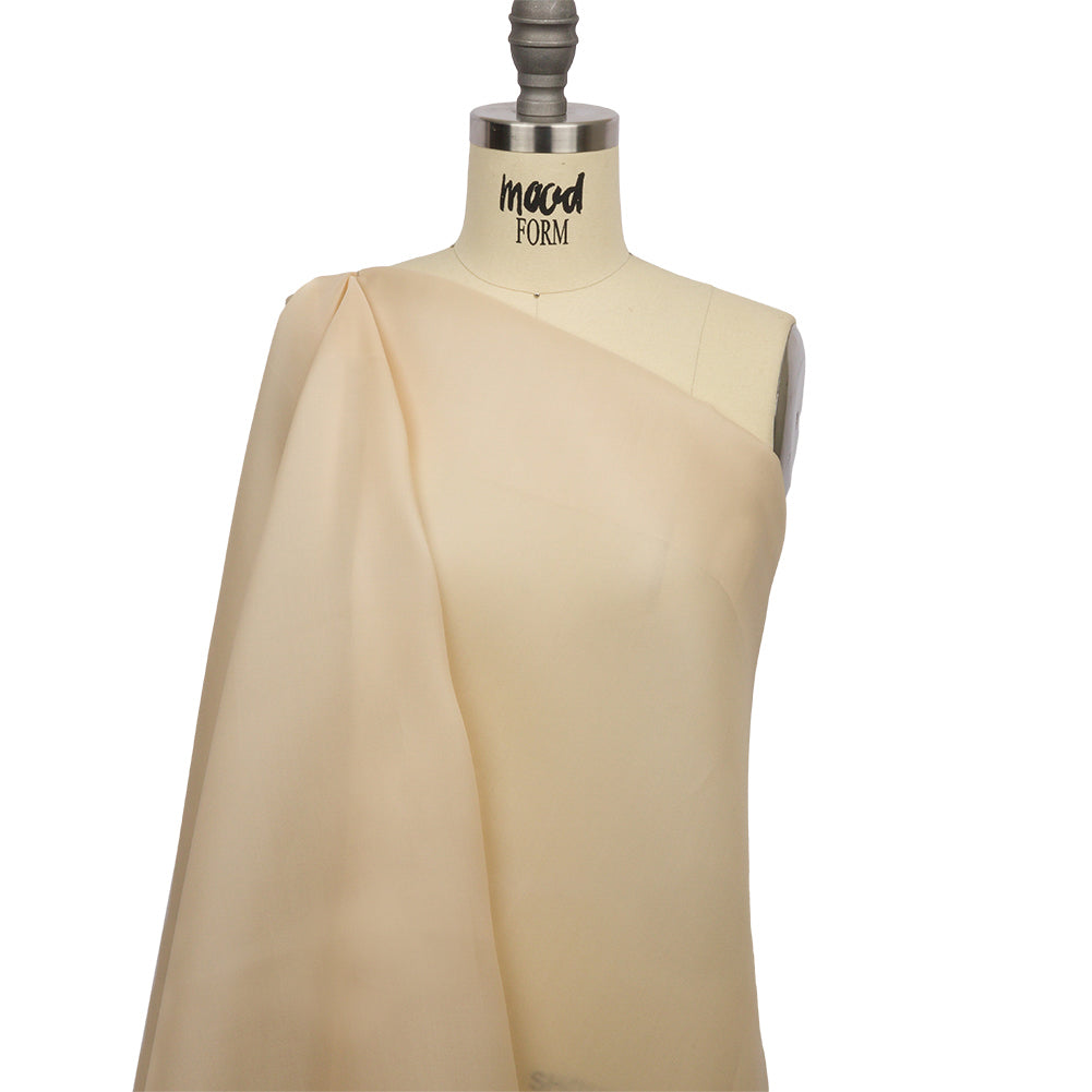 Silk Satin-Face Organza 54" - Winter Wheat - Premium Collection Silk Satin-Face Organza 54" - Winter Wheat - Premium Collection