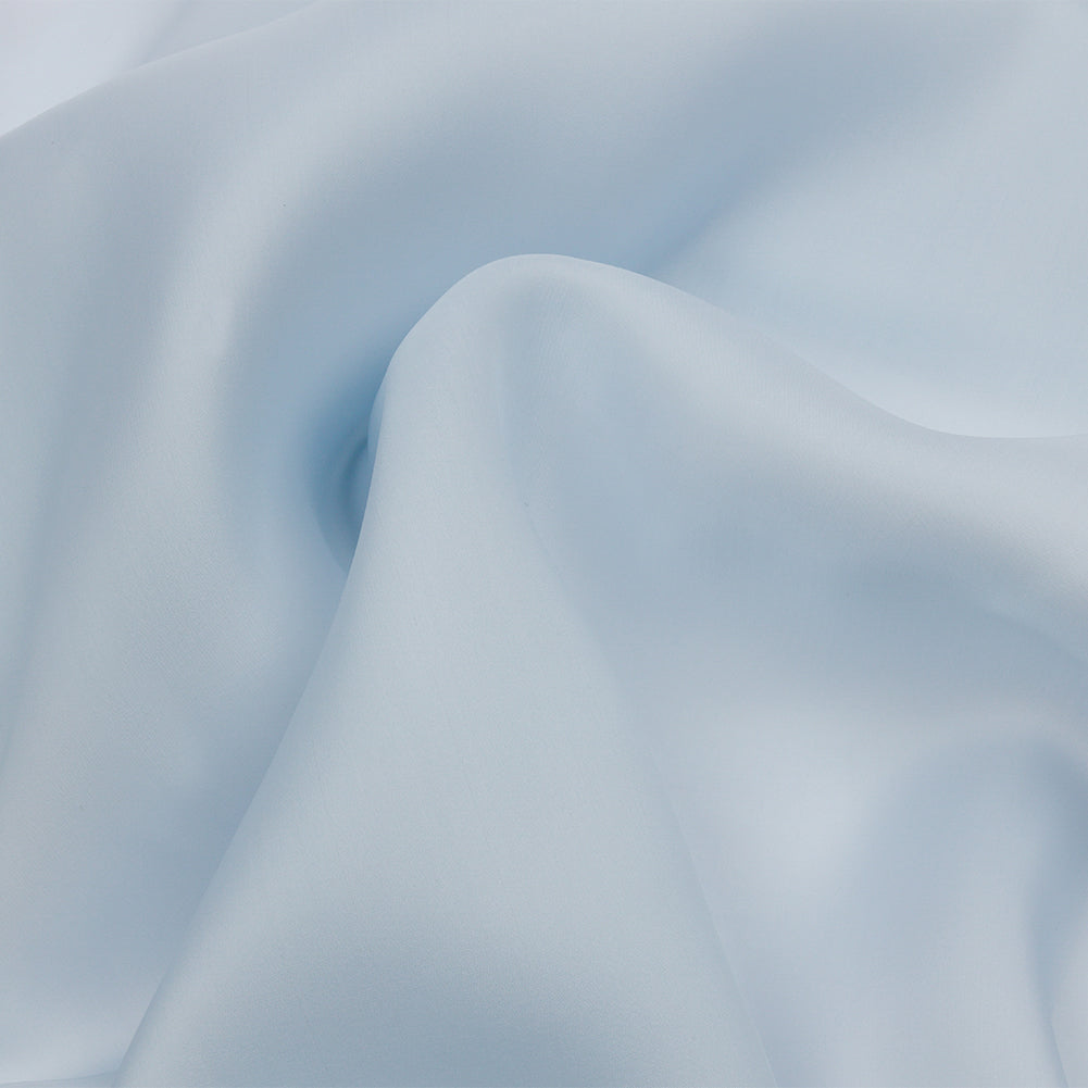 Silk Satin-Face Organza 54" - Baby Blue - Premium Collection Silk Satin-Face Organza 54" - Baby Blue - Premium Collection