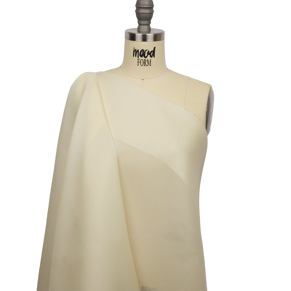 Silk Satin-Face Organza 54" - Pale Yellow - Premium Collection Silk Satin-Face Organza 54" - Pale Yellow - Premium Collection