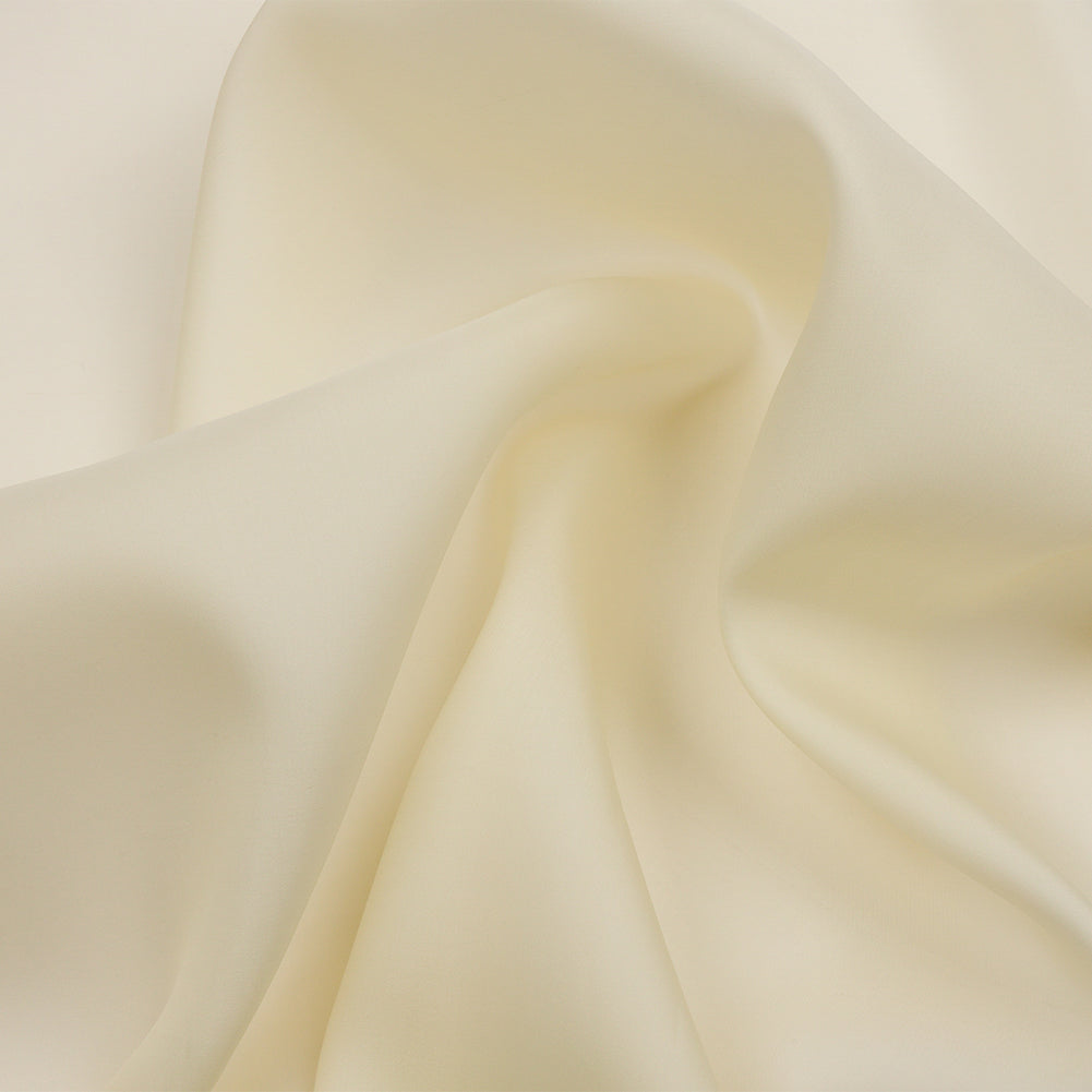Silk Satin-Face Organza 54" - Pale Yellow - Premium Collection Silk Satin-Face Organza 54" - Pale Yellow - Premium Collection