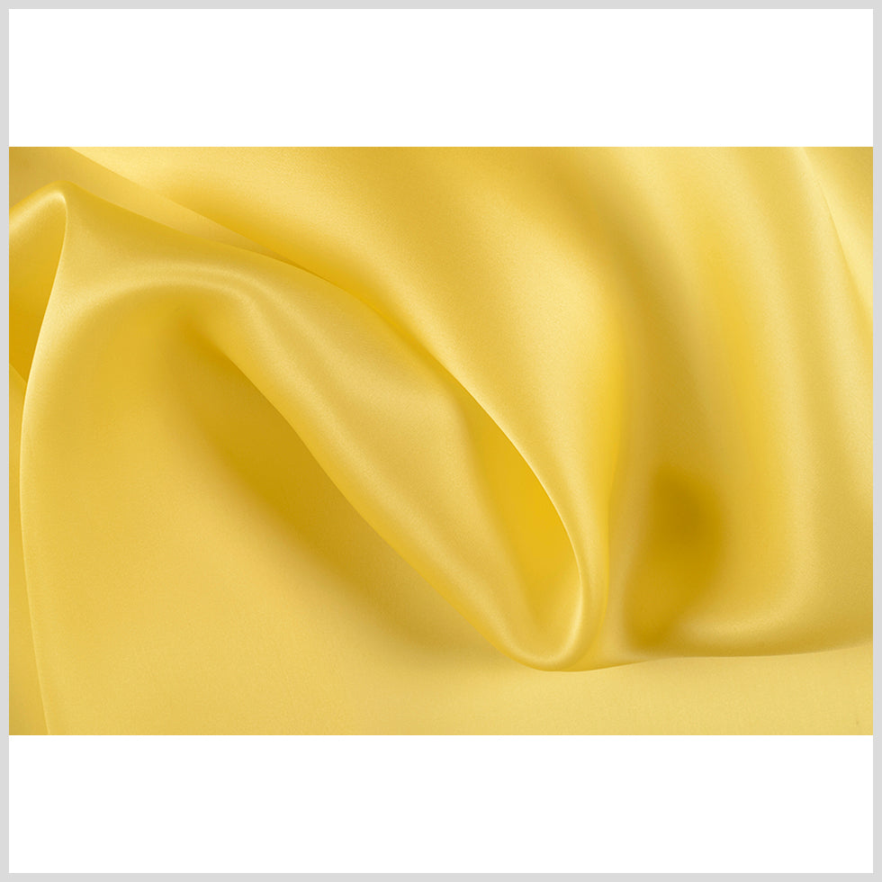 Silk Satin-Face Organza 54" - Buttercup Yellow - Premium Collection Silk Satin-Face Organza 54" - Buttercup Yellow - Premium Collection