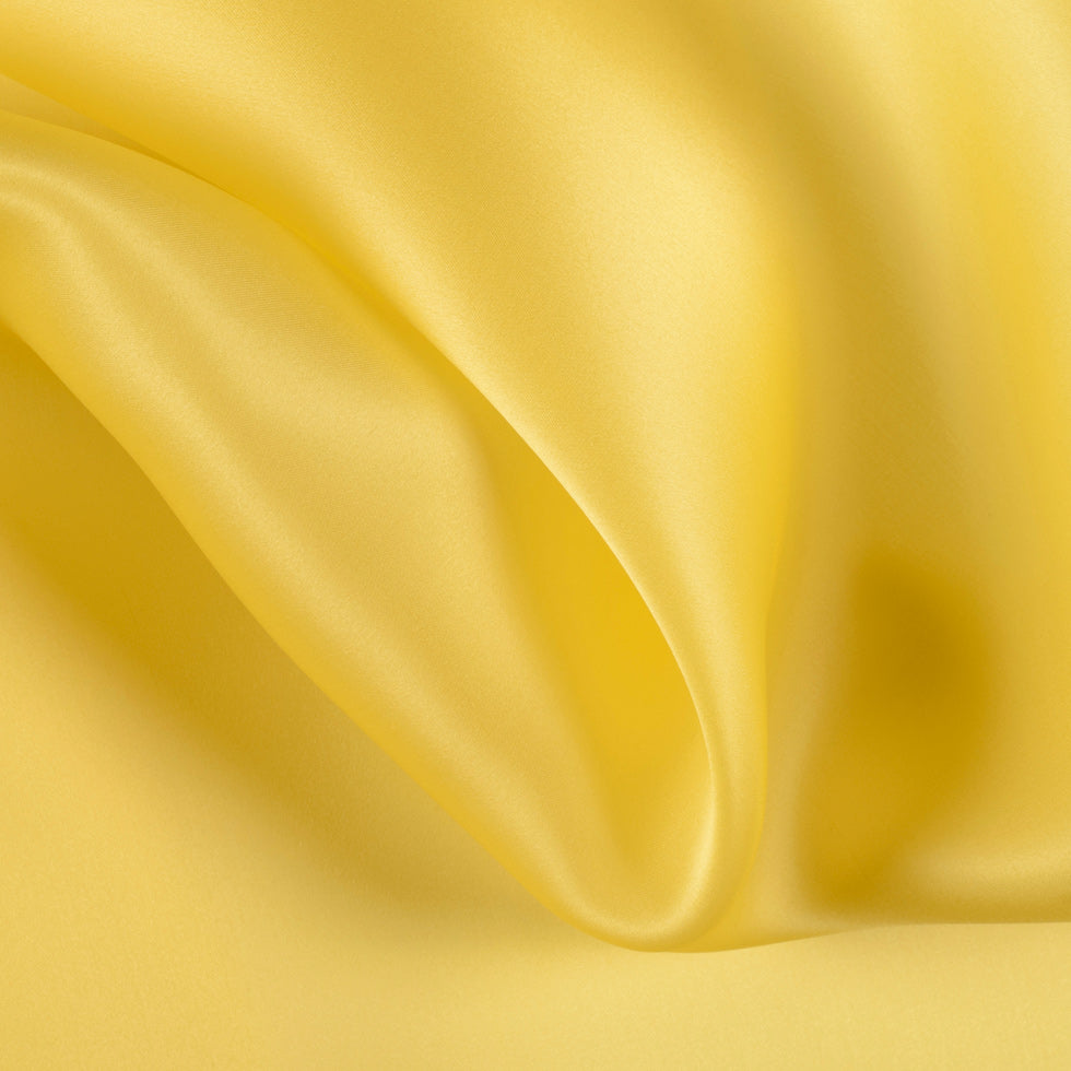 Silk Satin-Face Organza 54" - Buttercup Yellow - Premium Collection Silk Satin-Face Organza 54" - Buttercup Yellow - Premium Collection