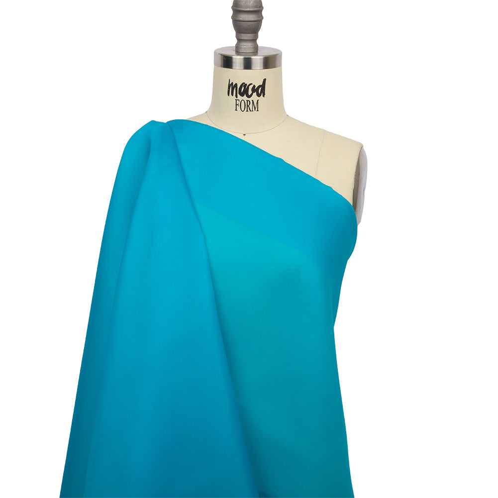 Silk Satin-Face Organza 54" - Horizon Blue - Premium Collection Silk Satin-Face Organza 54" - Horizon Blue - Premium Collection
