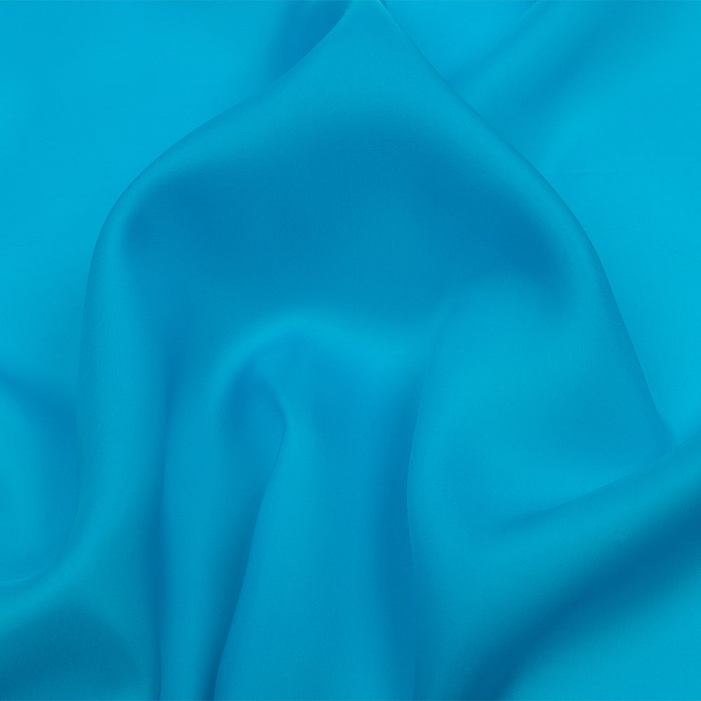 Silk Satin-Face Organza 54" - Horizon Blue - Premium Collection Silk Satin-Face Organza 54" - Horizon Blue - Premium Collection