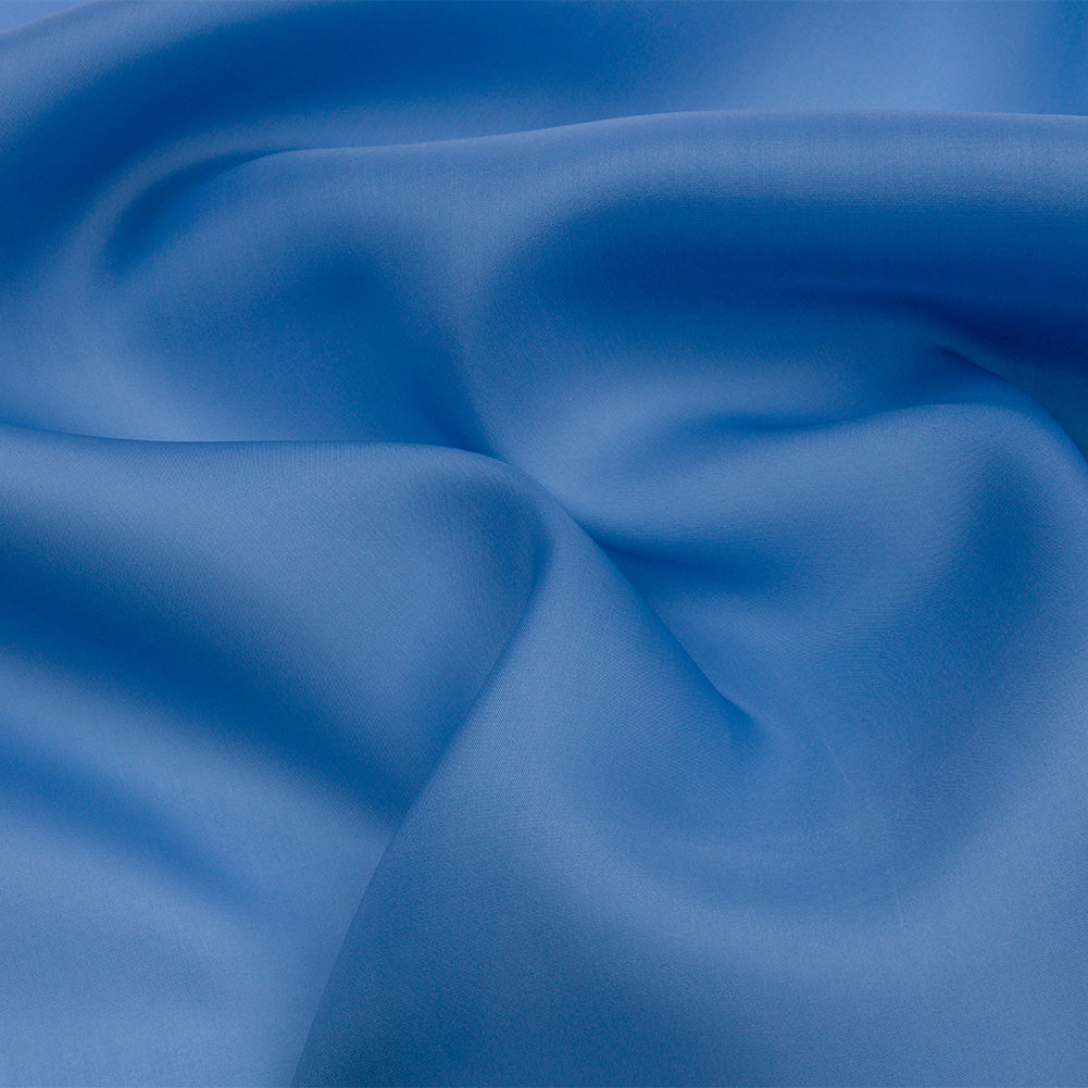 Silk Satin-Face Organza 54" - Regatta Blue - Premium Collection Silk Satin-Face Organza 54" - Regatta Blue - Premium Collection