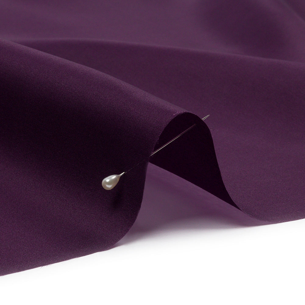 Silk Satin-Face Organza 54" - Blackberry - Premium Collection Silk Satin-Face Organza 54" - Blackberry - Premium Collection