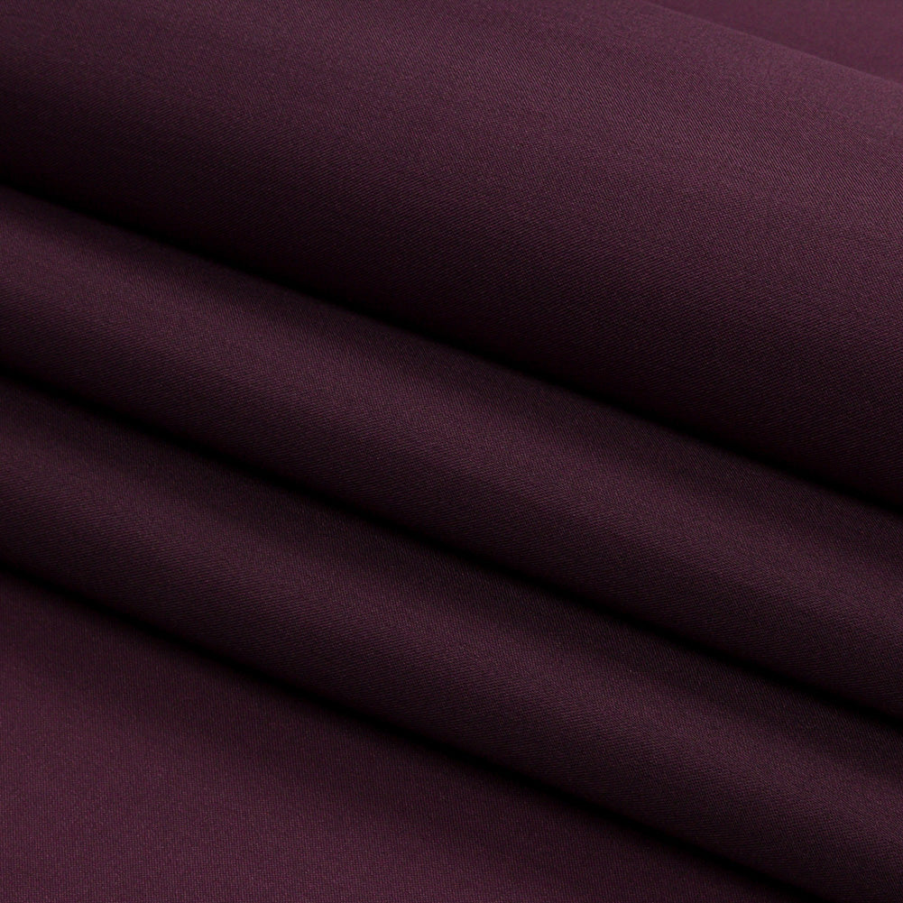 Silk Satin-Face Organza 54" - Eggplant - Premium Collection