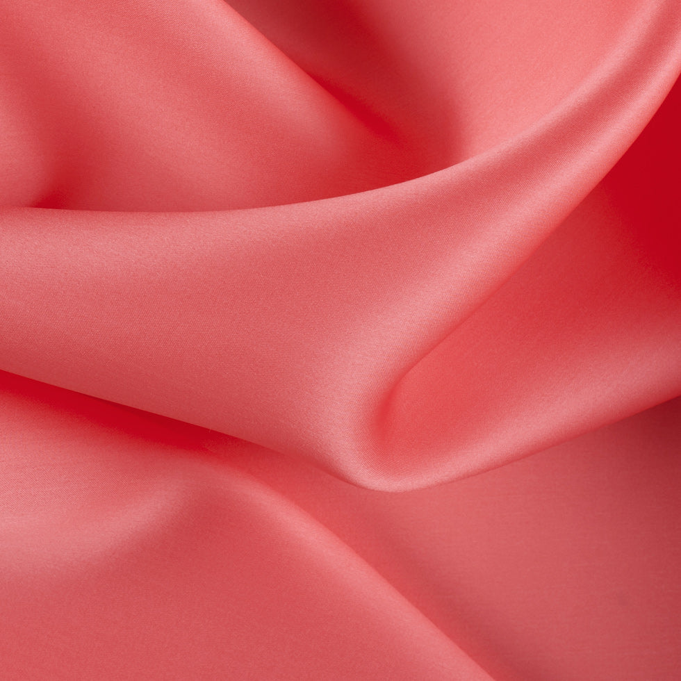 Silk Satin-Face Organza 54" - Coral - Premium Collection Silk Satin-Face Organza 54" - Coral - Premium Collection