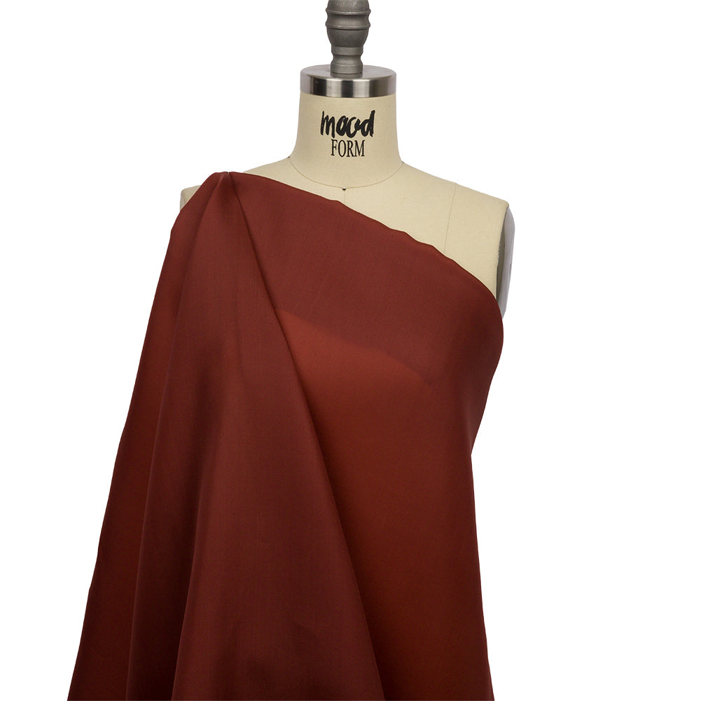 Silk Satin-Face Organza 54" - Mahogany - Premium Collection Silk Satin-Face Organza 54" - Mahogany - Premium Collection