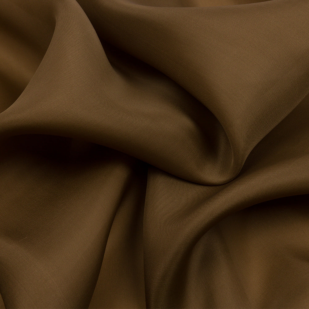 Silk Satin-Face Organza 54" - Dark Olive - Premium Collection Silk Satin-Face Organza 54" - Dark Olive - Premium Collection