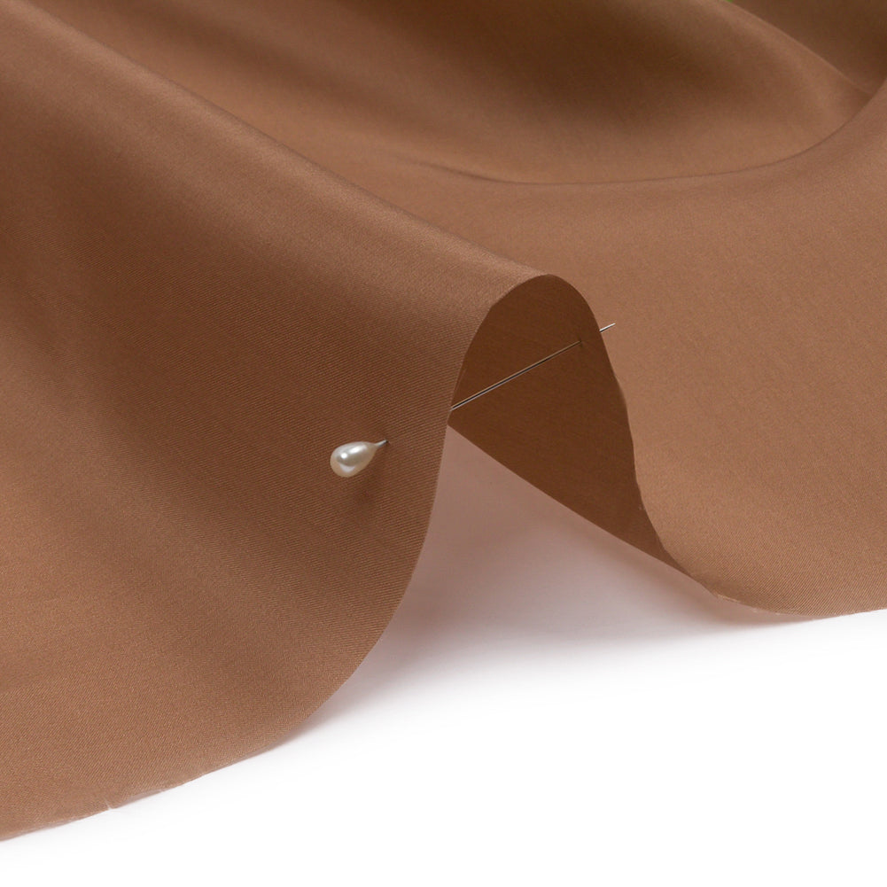 Silk Satin-Face Organza 54" - Light Brown - Premium Collection Silk Satin-Face Organza 54" - Light Brown - Premium Collection