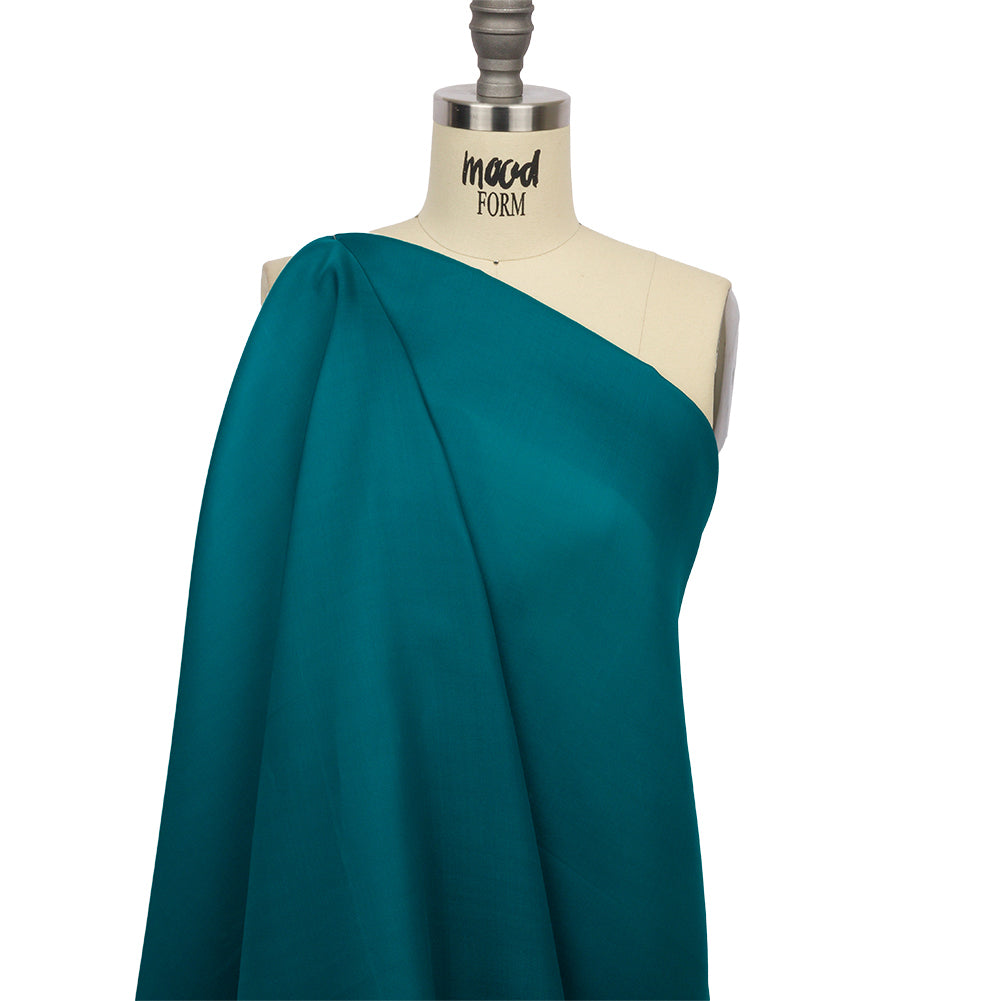Silk Satin-Face Organza 54" - Deep Teal - Premium Collection Silk Satin-Face Organza 54" - Deep Teal - Premium Collection