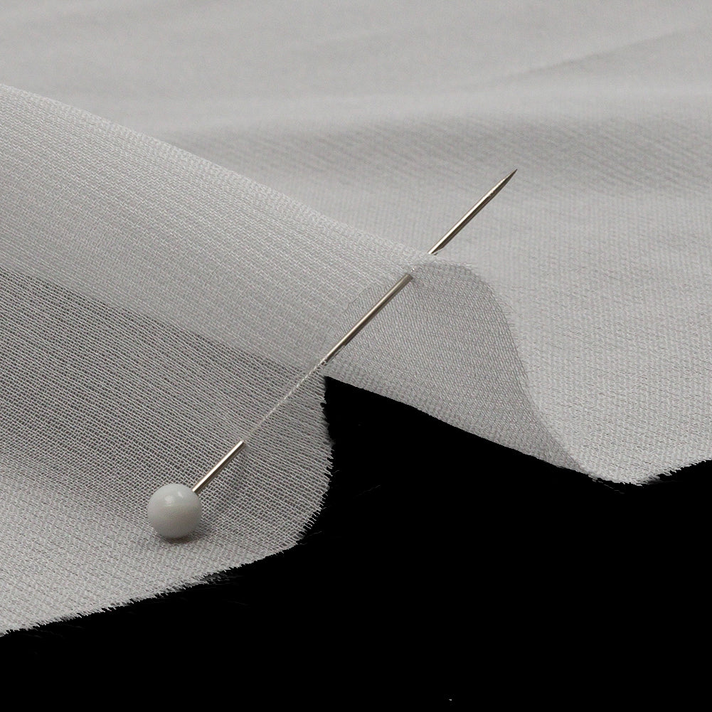 Silk Chiffon 44" - Whisper White - Premium Collection