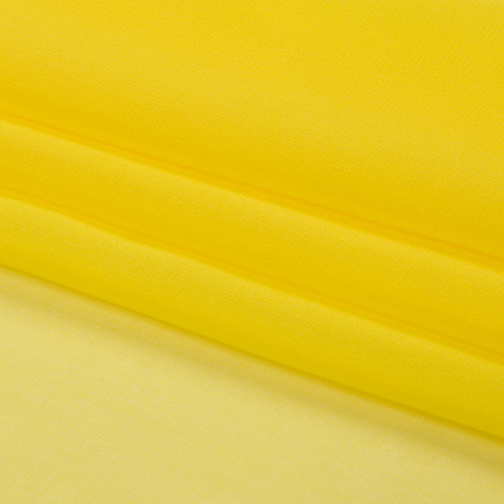Silk Chiffon 44" - Buttercup Yellow - Premium Collection Silk Chiffon 44" - Buttercup Yellow - Premium Collection