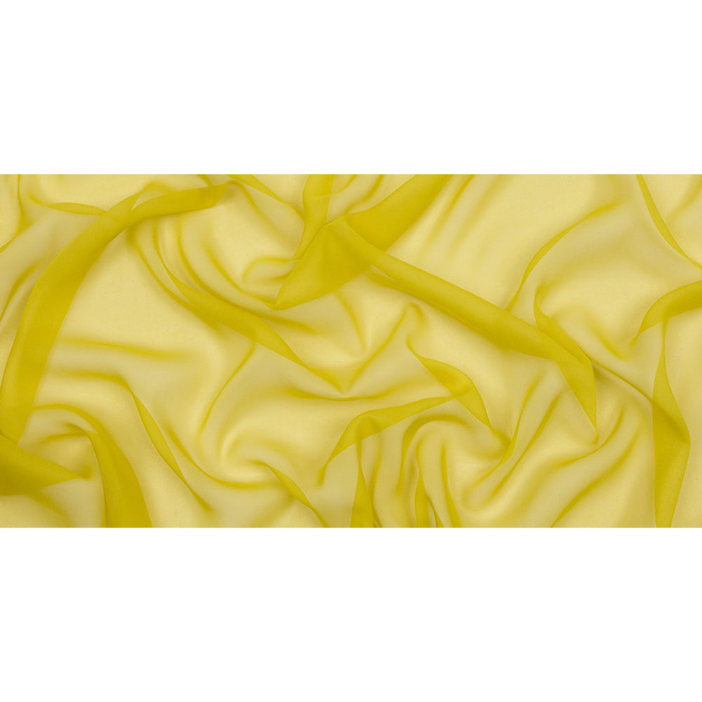 Silk Chiffon 44" - Warm Olive - Premium Collection Silk Chiffon 44" - Warm Olive - Premium Collection