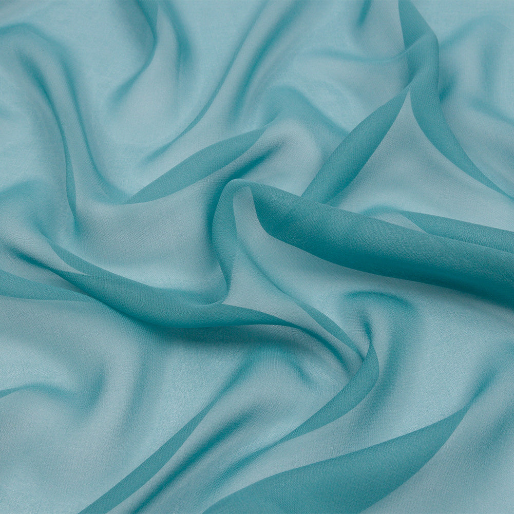 Silk Chiffon 44" - Colonial Blue - Premium Collection Silk Chiffon 44" - Colonial Blue - Premium Collection