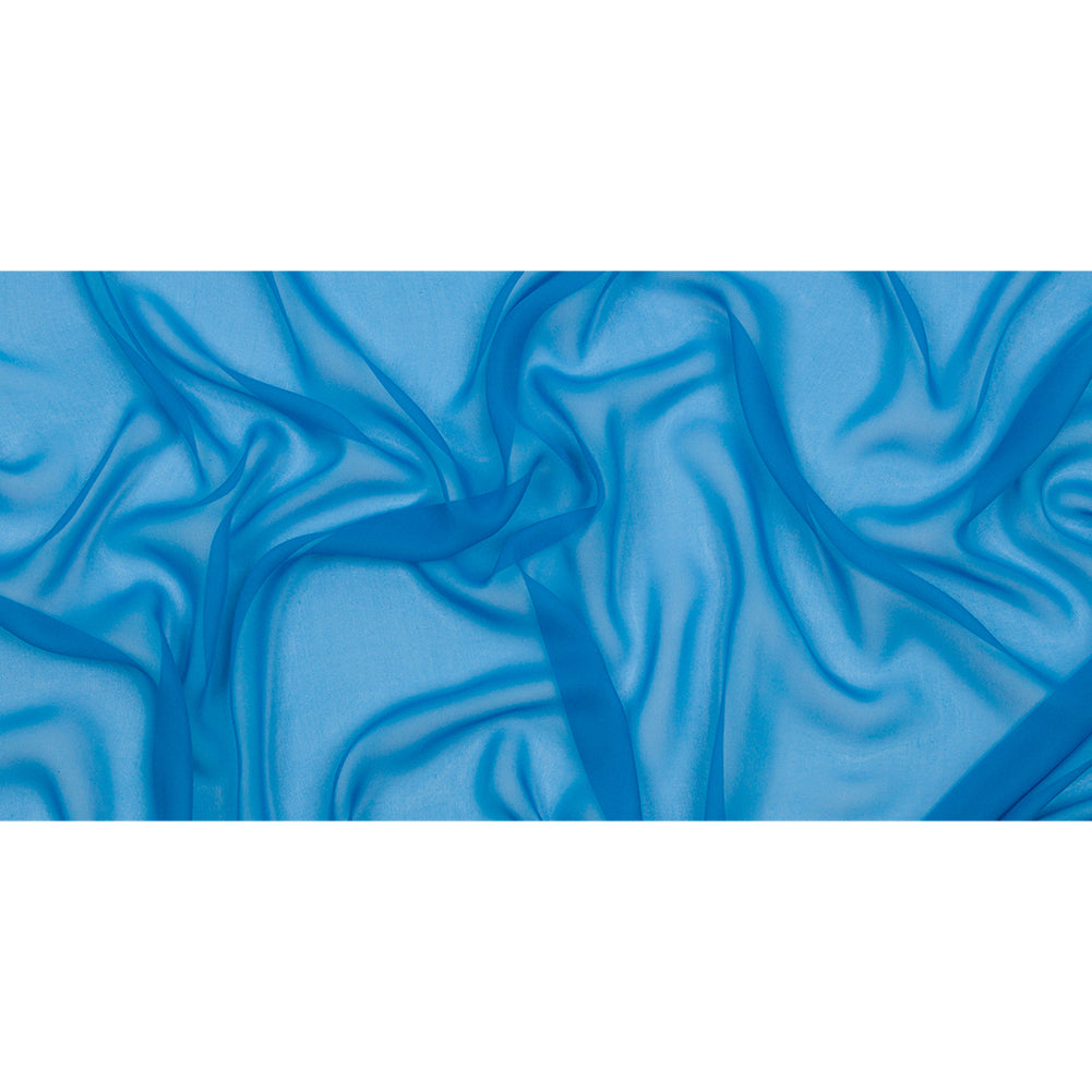 Silk Chiffon 44" - Directoire Blue - Premium Collection Silk Chiffon 44" - Directoire Blue - Premium Collection
