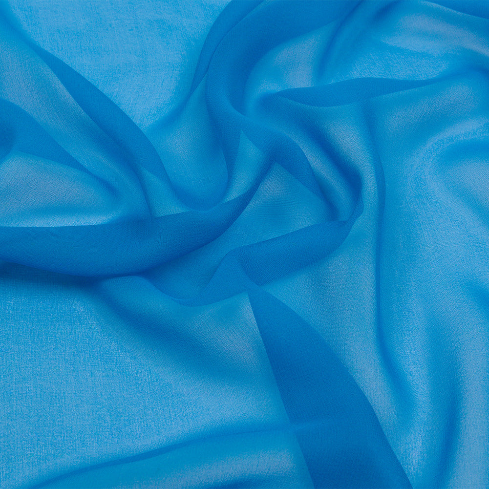 Silk Chiffon 44" - Directoire Blue - Premium Collection Silk Chiffon 44" - Directoire Blue - Premium Collection