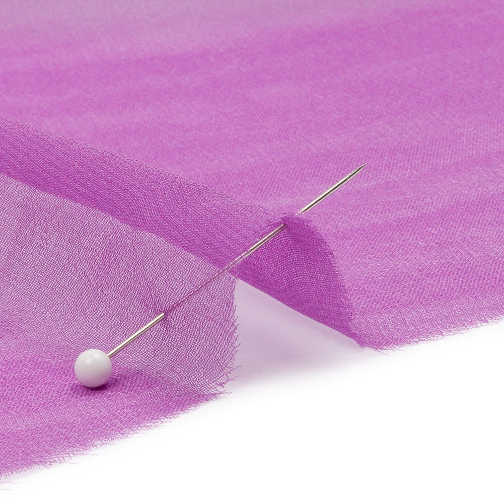 Silk Chiffon 44" - Bright Purple - Premium Collection Silk Chiffon 44" - Bright Purple - Premium Collection