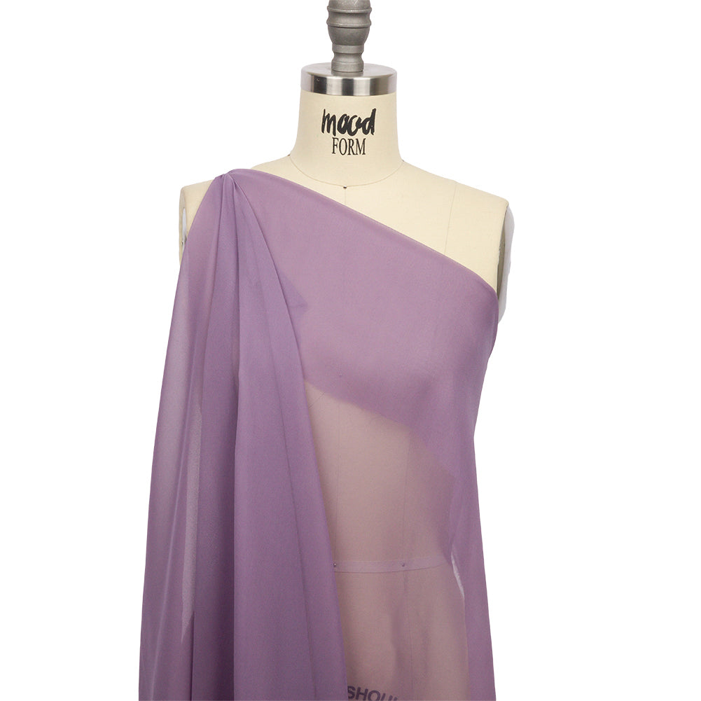 Silk Chiffon 44" - Dusk Mauve - Premium Collection Silk Chiffon 44" - Dusk Mauve - Premium Collection