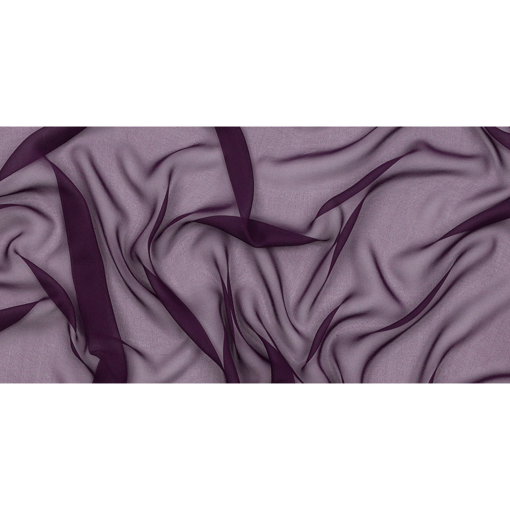 Silk Chiffon 44" - Blackberry - Premium Collection Silk Chiffon 44" - Blackberry - Premium Collection