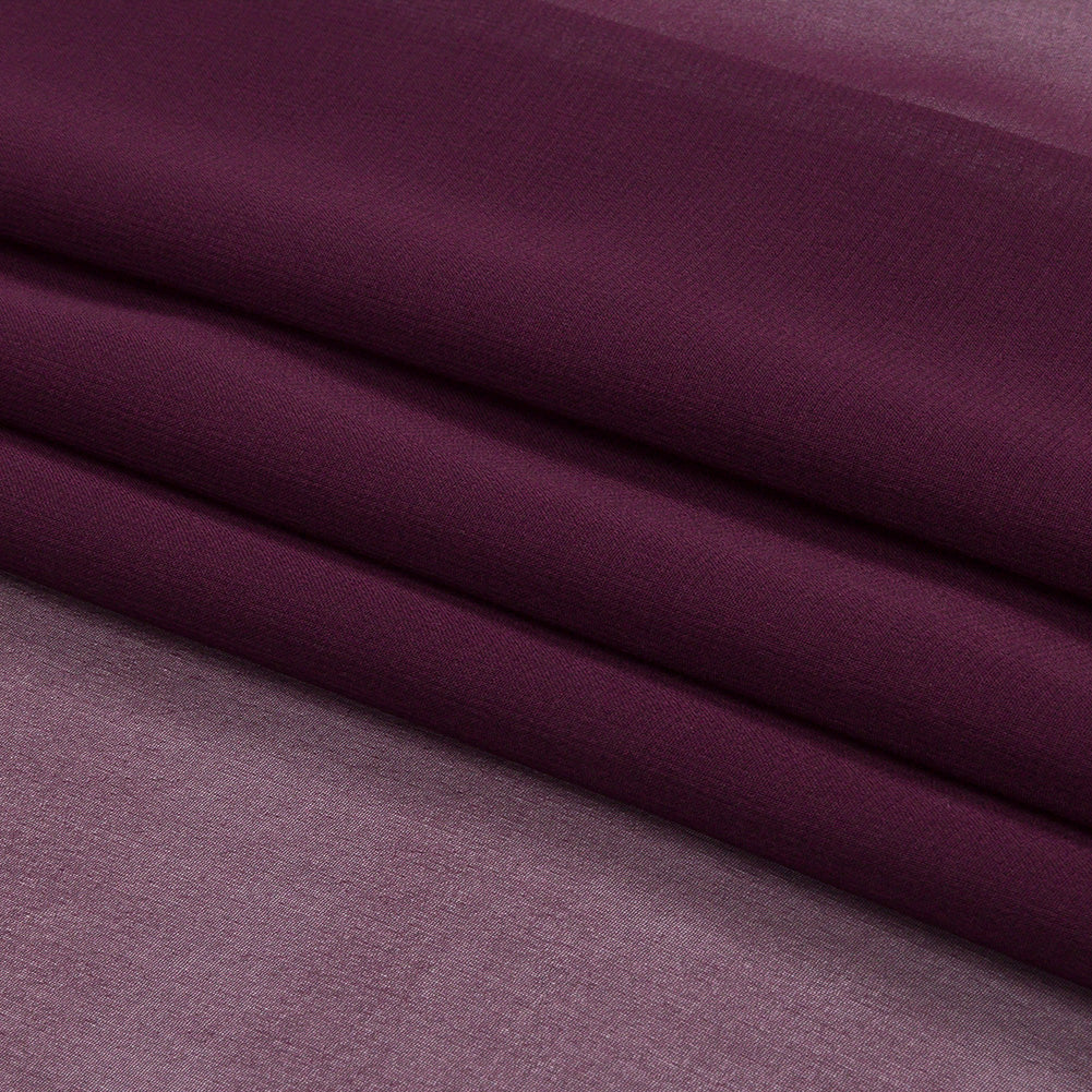 Silk Chiffon 44" - Eggplant - Premium Collection