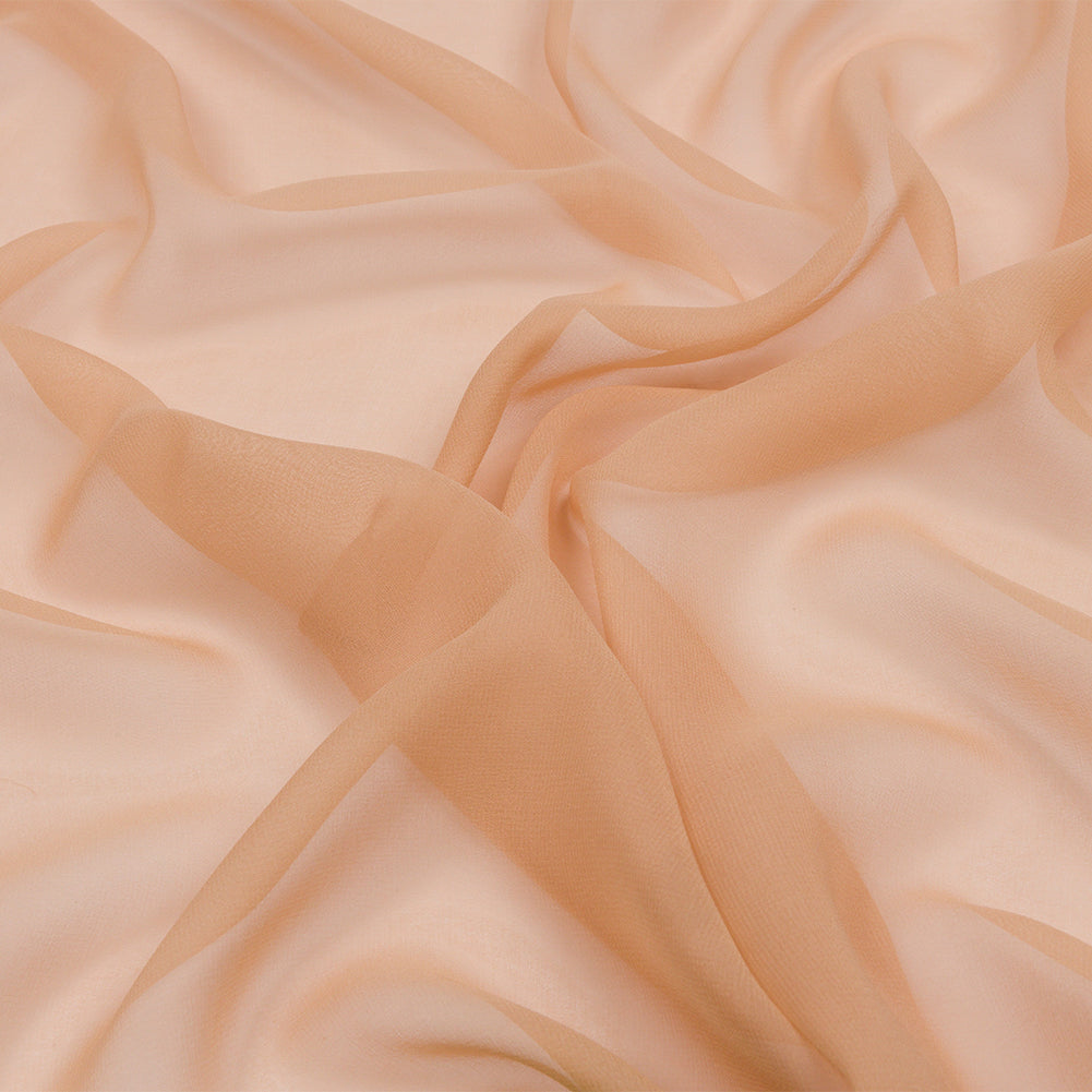 Silk Chiffon 44" - Toasted - Premium Collection Silk Chiffon 44" - Toasted - Premium Collection