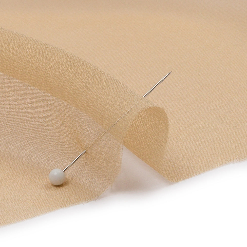 Silk Chiffon 44" - Latte - Premium Collection Silk Chiffon 44" - Latte - Premium Collection