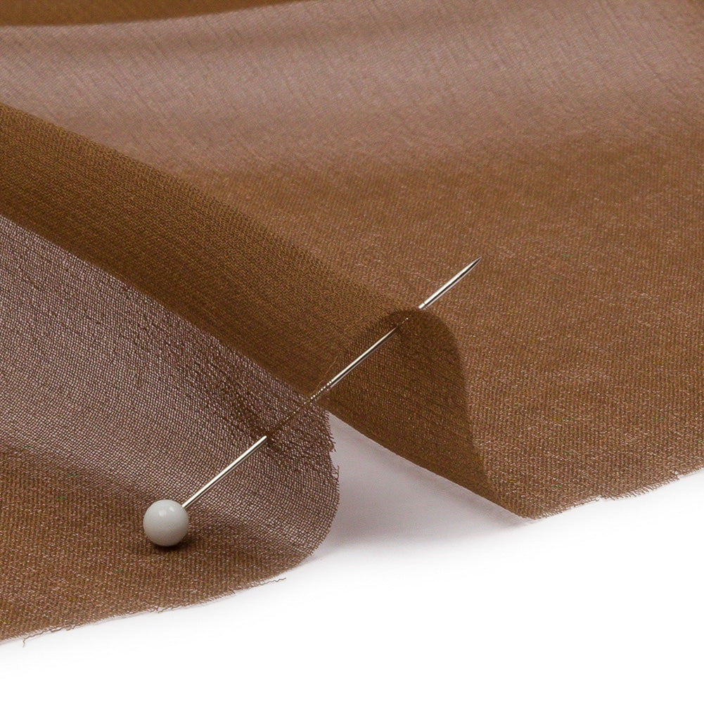 Silk Chiffon 44" - Dark Olive - Premium Collection Silk Chiffon 44" - Dark Olive - Premium Collection