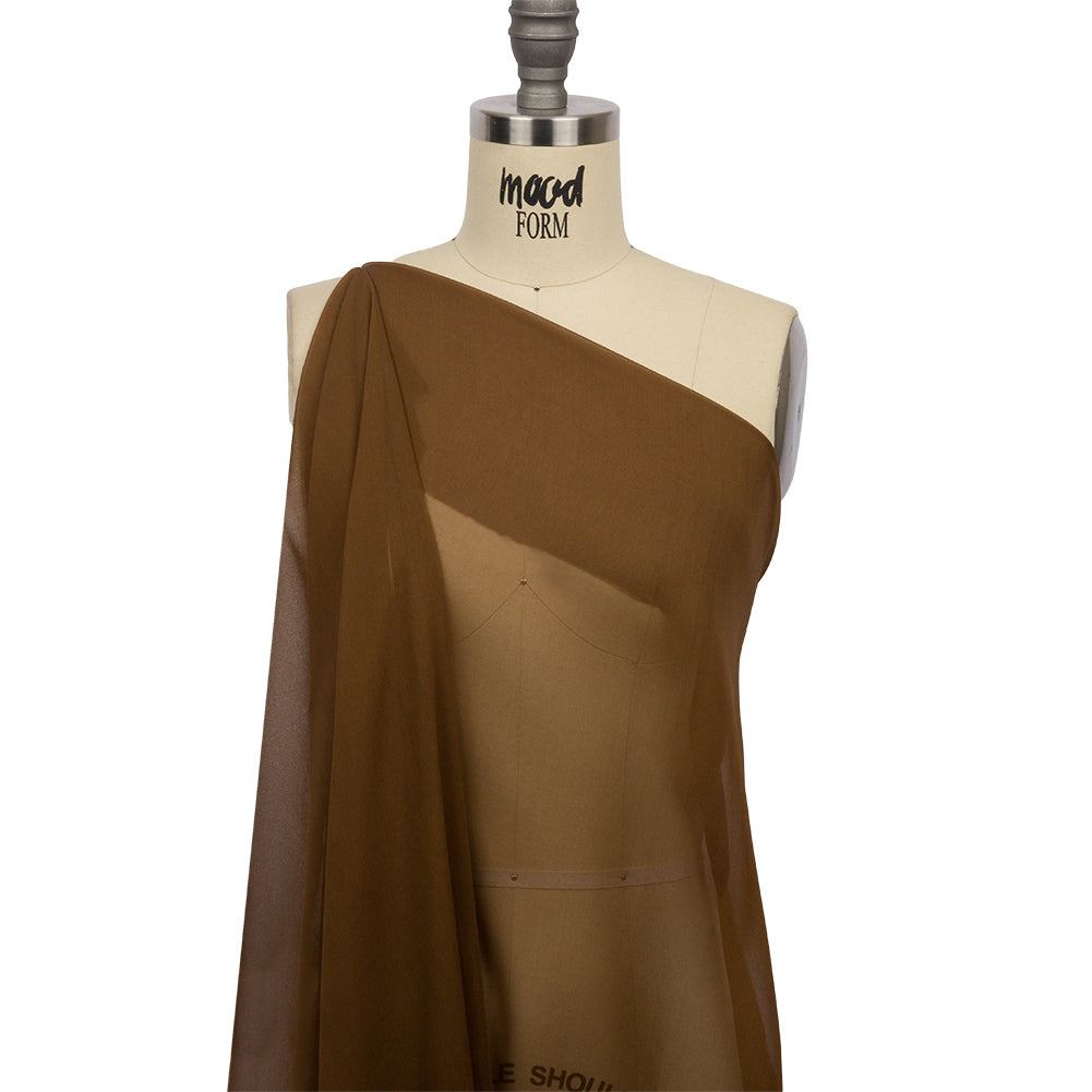 Silk Chiffon 44" - Dark Olive - Premium Collection Silk Chiffon 44" - Dark Olive - Premium Collection