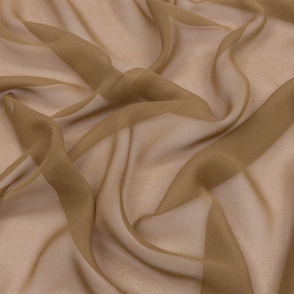 Silk Chiffon 44" - Capers - Premium Collection Silk Chiffon 44" - Capers - Premium Collection