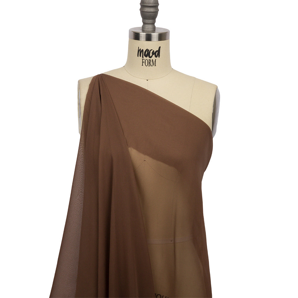 Silk Chiffon 44" - Cappuccino - Premium Collection Silk Chiffon 44" - Cappuccino - Premium Collection