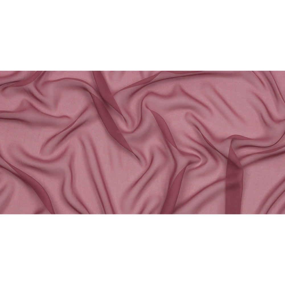 Silk Chiffon 54" - Crushed Berry - Premium Collection - Full Silk Chiffon 54" - Crushed Berry - Premium Collection - Full