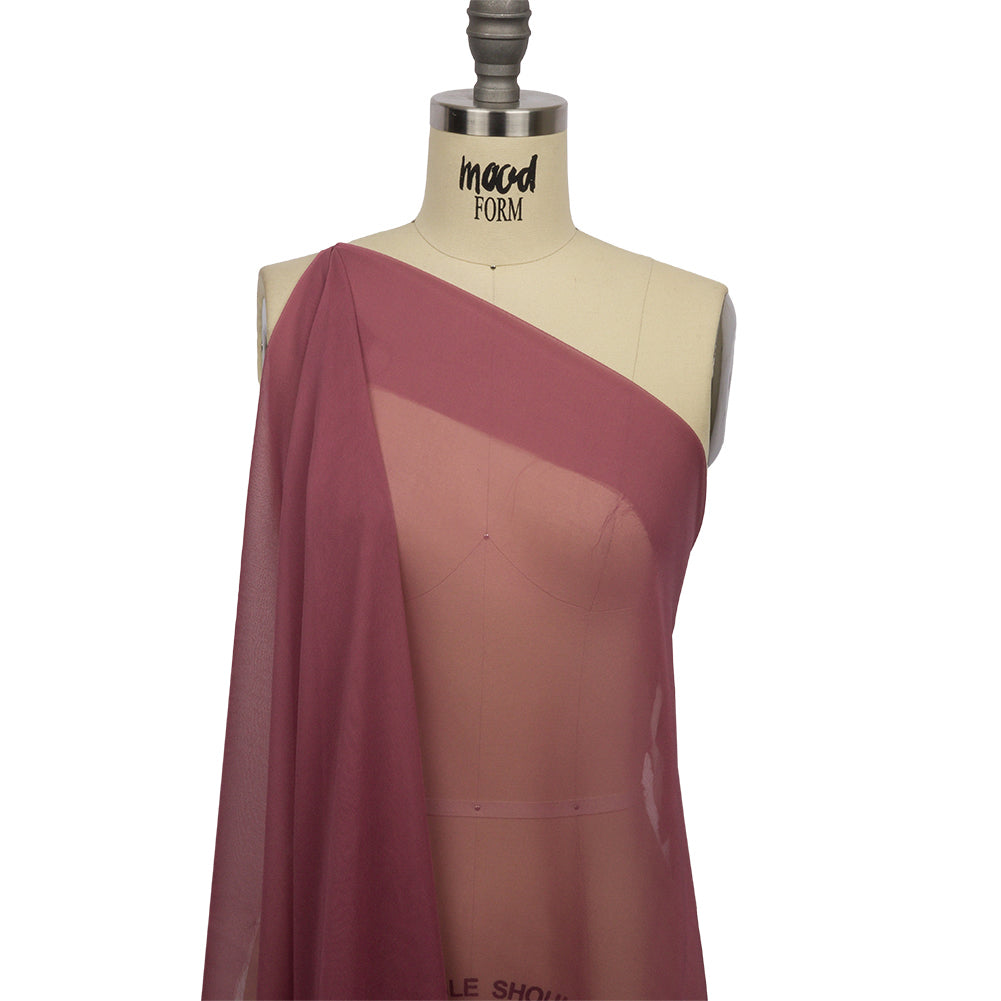Silk Chiffon 54" - Crushed Berry - Premium Collection - Drape Silk Chiffon 54" - Crushed Berry - Premium Collection - Drape