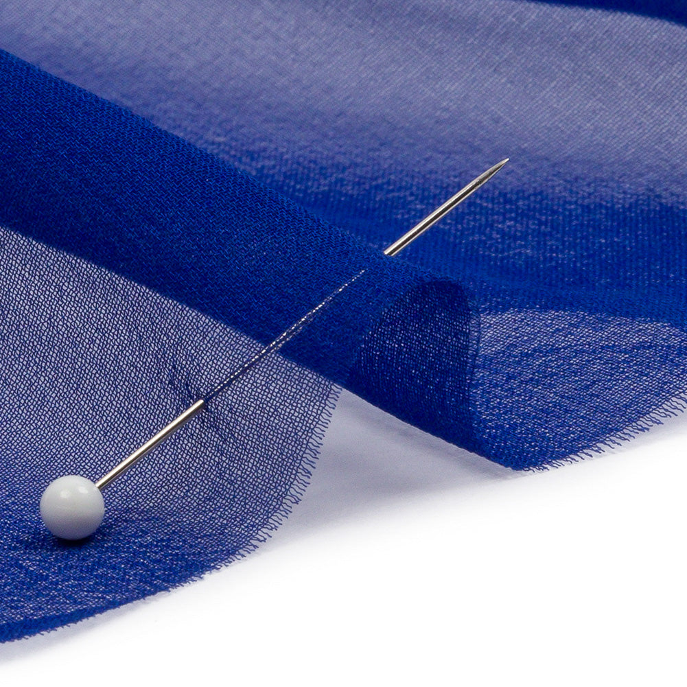 Silk Chiffon 54" - Mazarine Blue - Premium Collection Silk Chiffon 54" - Mazarine Blue - Premium Collection