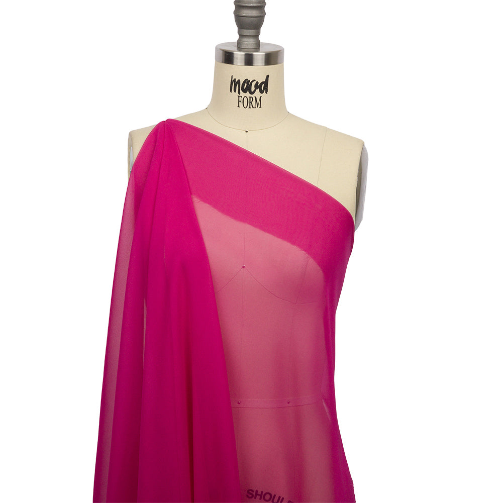 Silk Chiffon 54" - Magenta Haze - Premium Collection Silk Chiffon 54" - Magenta Haze - Premium Collection