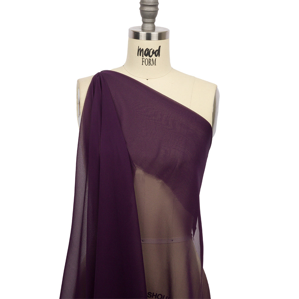Silk Chiffon 54" - Blackberry - Premium Collection Silk Chiffon 54" - Blackberry - Premium Collection