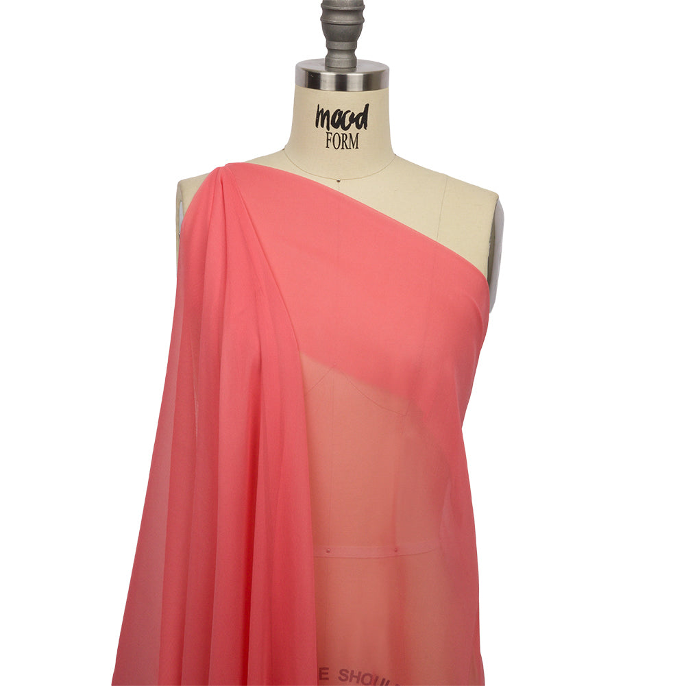 Silk Chiffon 54" - Salmon - Premium Collection Silk Chiffon 54" - Salmon - Premium Collection