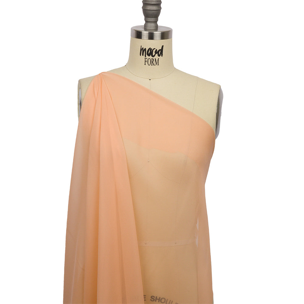 Silk Chiffon 54" - Peach - Premium Collection Silk Chiffon 54" - Peach - Premium Collection