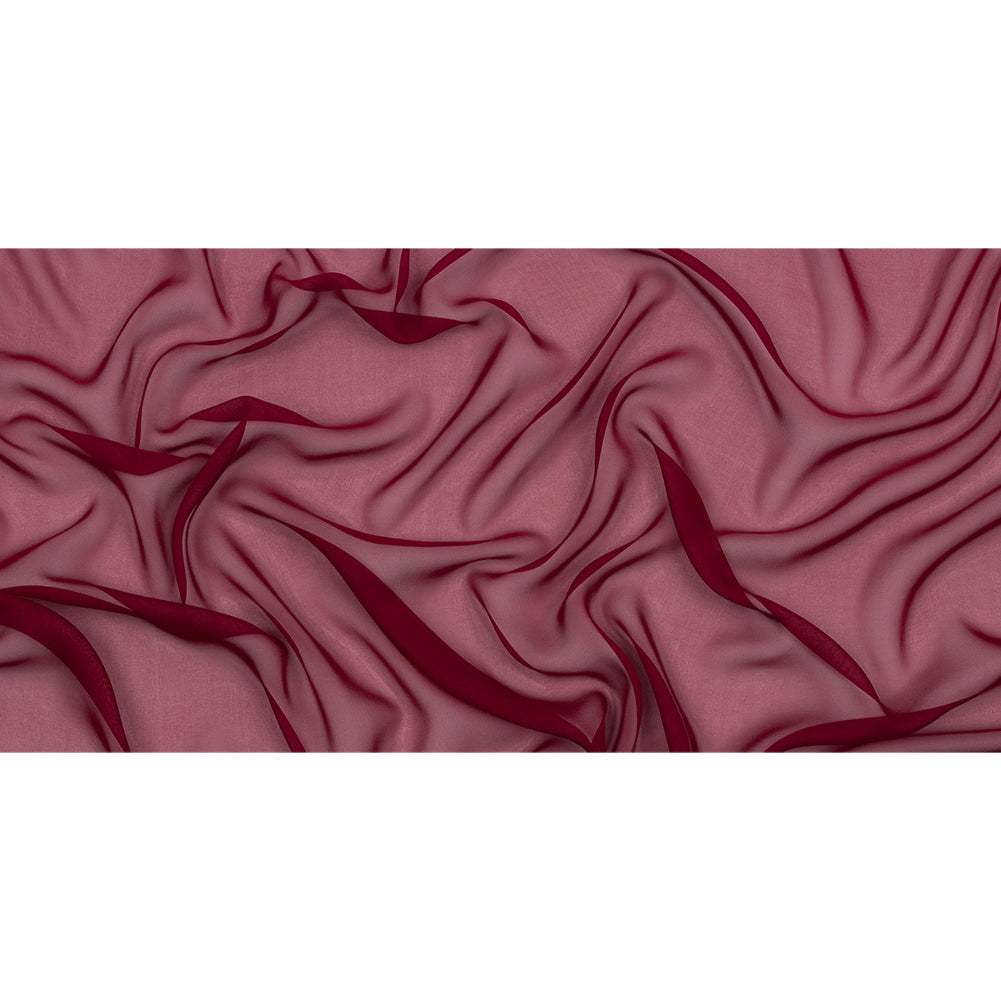 Silk Chiffon 54" - Wine - Premium Collection Silk Chiffon 54" - Wine - Premium Collection