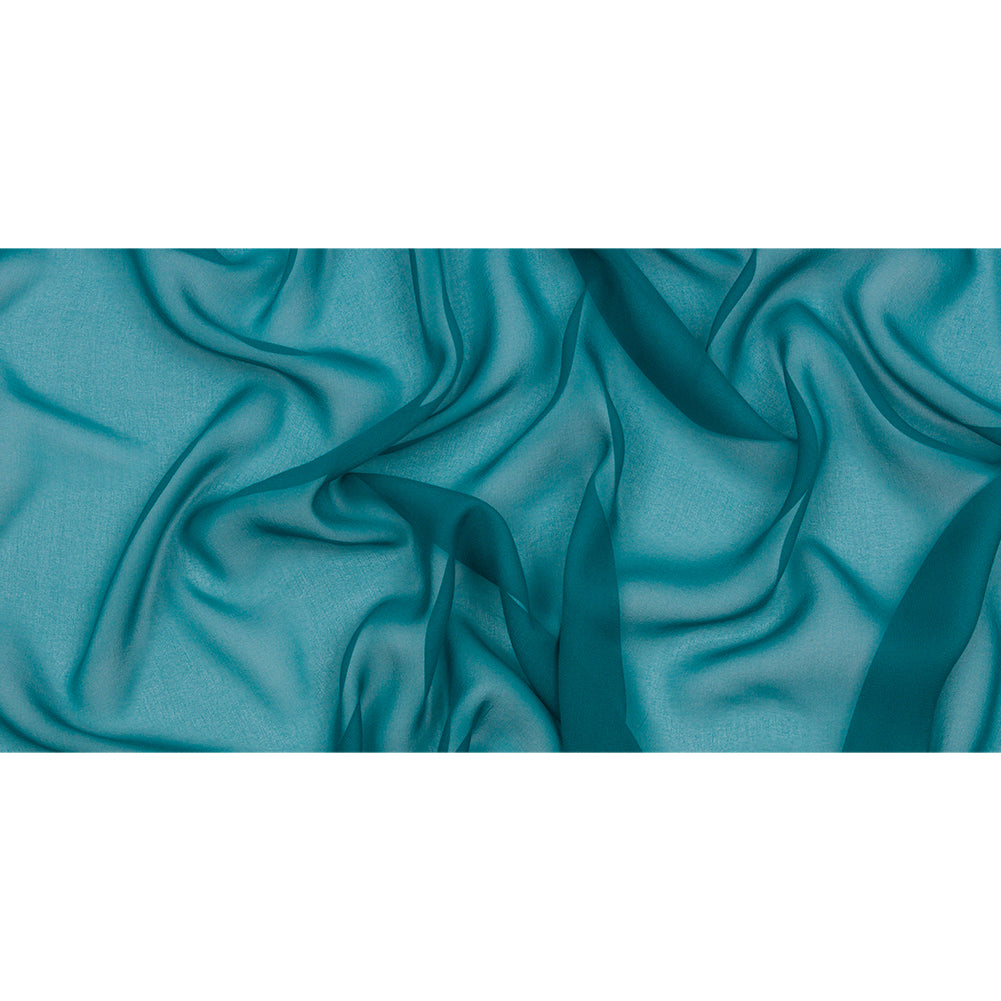 Silk Chiffon 54" - Deep Teal - Premium Collection Silk Chiffon 54" - Deep Teal - Premium Collection