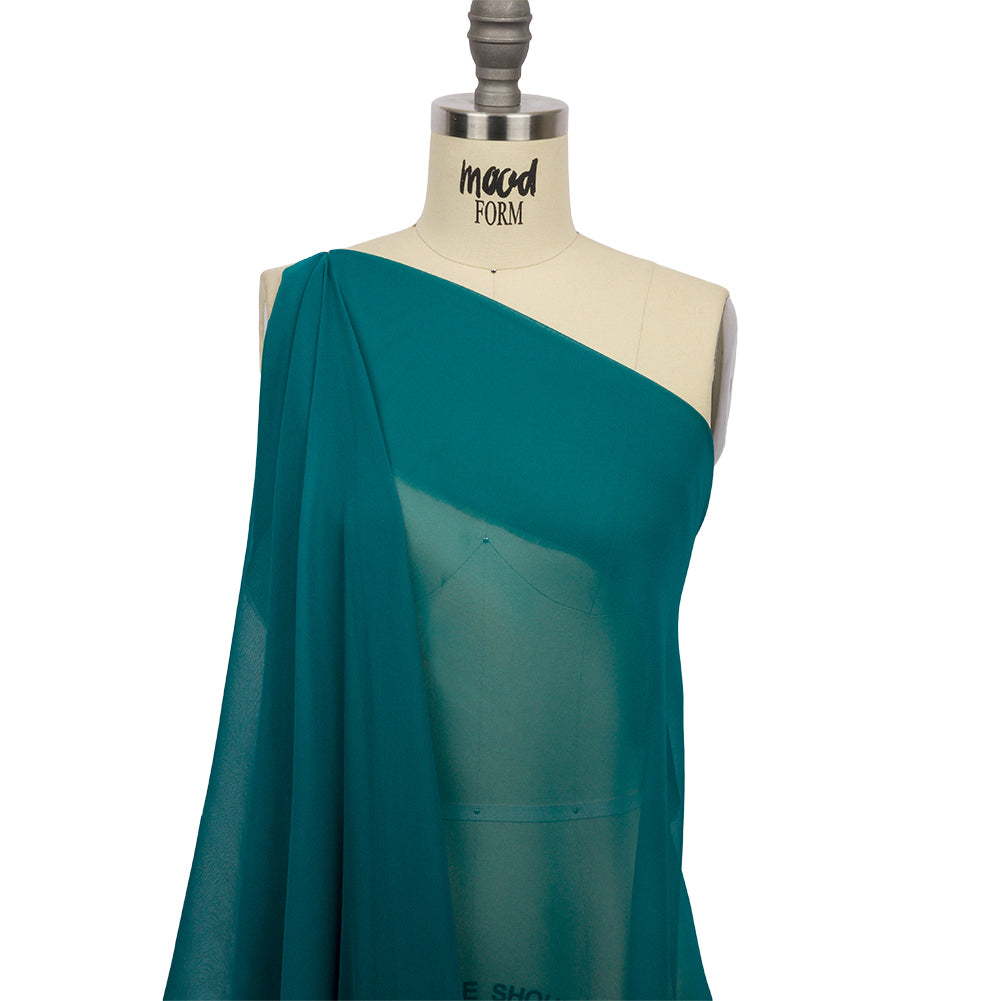 Silk Chiffon 54" - Deep Teal - Premium Collection Silk Chiffon 54" - Deep Teal - Premium Collection