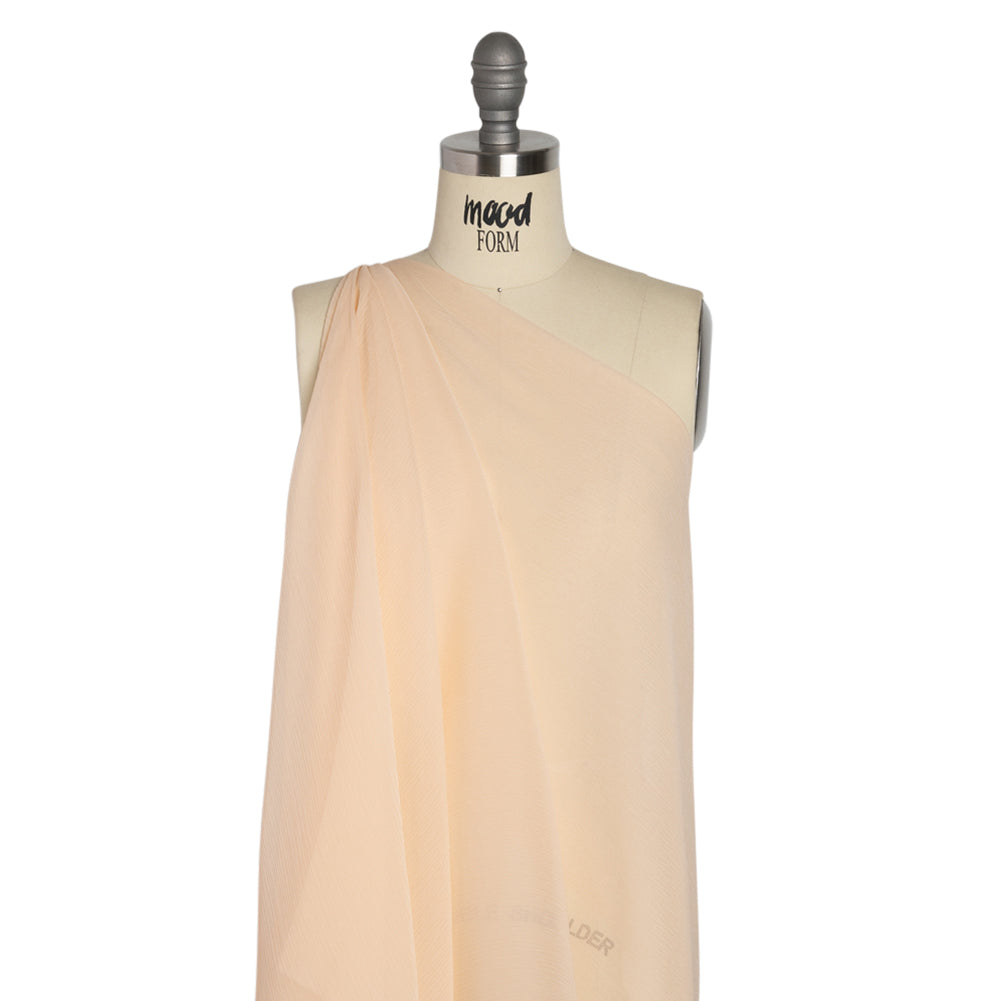 Chifón de seda arrugada - Bellini - Colección Premium Chifón de seda arrugada - Bellini - Colección Premium