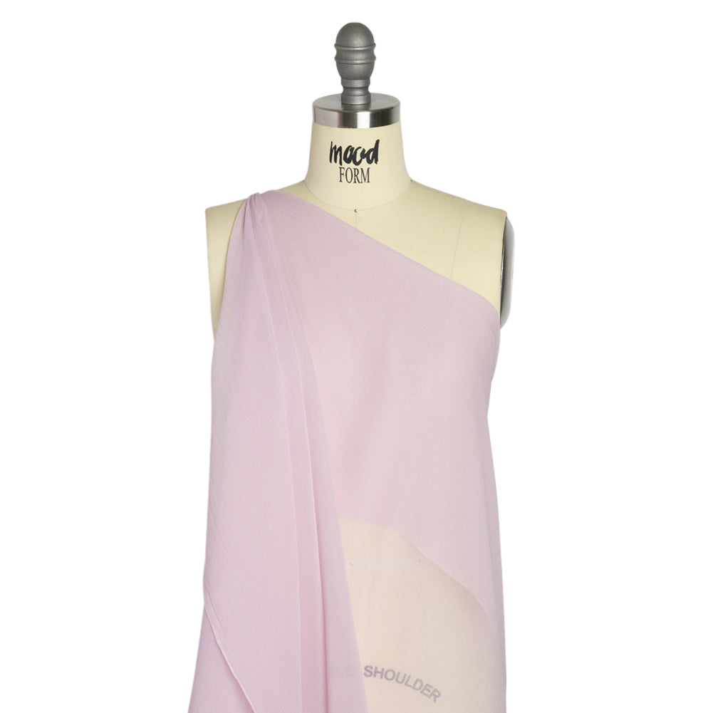 Gasa de seda arrugada - Niebla de lavanda - Colección prémium Gasa de seda arrugada - Niebla de lavanda - Colección prémium